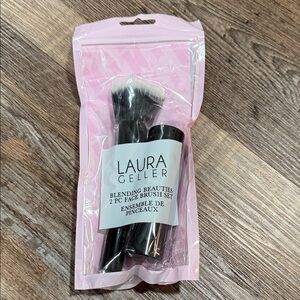 Laura Geller Dual Brush Set in Black and White